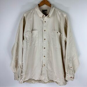 Vtg Crest Signature Collection Men’s Western Utility Casual Button Down Size 2XL